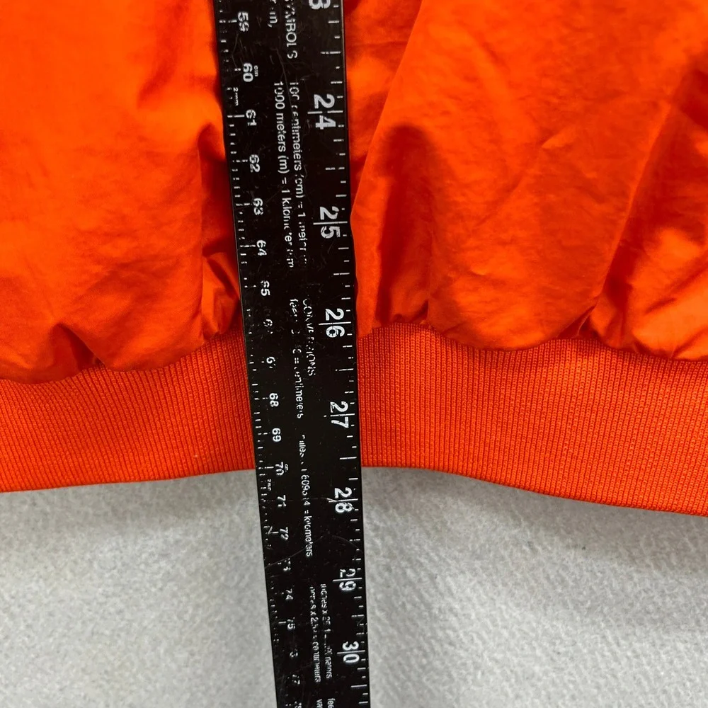 Clemson Tigers Nike Team Windbreaker Jacket Men M Orange Clima FIT Athletic Y2K
